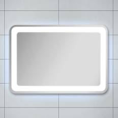 Riva LED-spejl rund m/sensorknap 100x70 cm