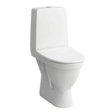LAUFEN KOMPAS 825151 Rimless Förhöjd Toalettstol S-lås inkl mjuksits