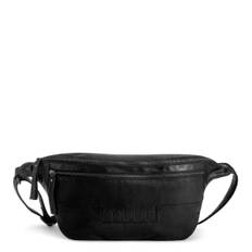 Muud - Vegas XL - Læder Oversized Bumbag. Farve Sort