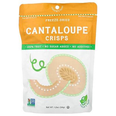 Nature's Turn Freeze-Dried Cantaloupe Crisps 1.2 oz (34 g)
