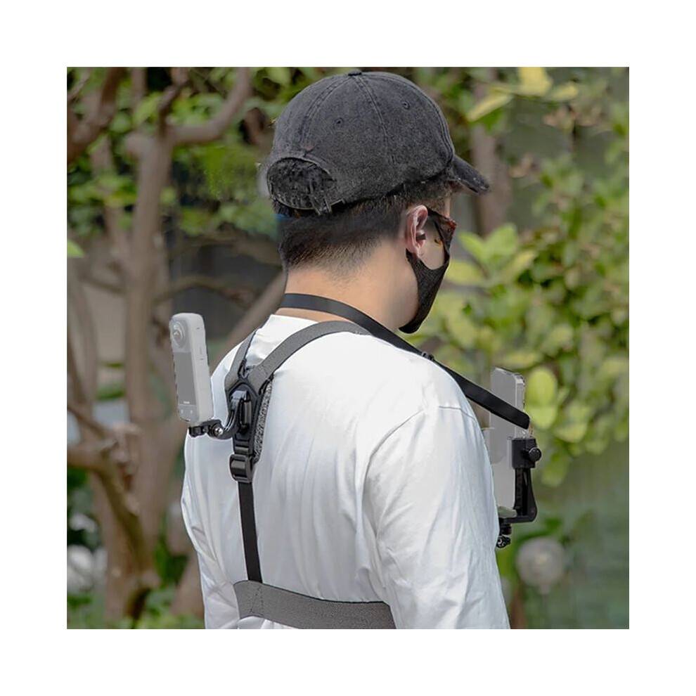 Adjustable Chest Mount Harness Strap for Action Camera Accessories Combo D