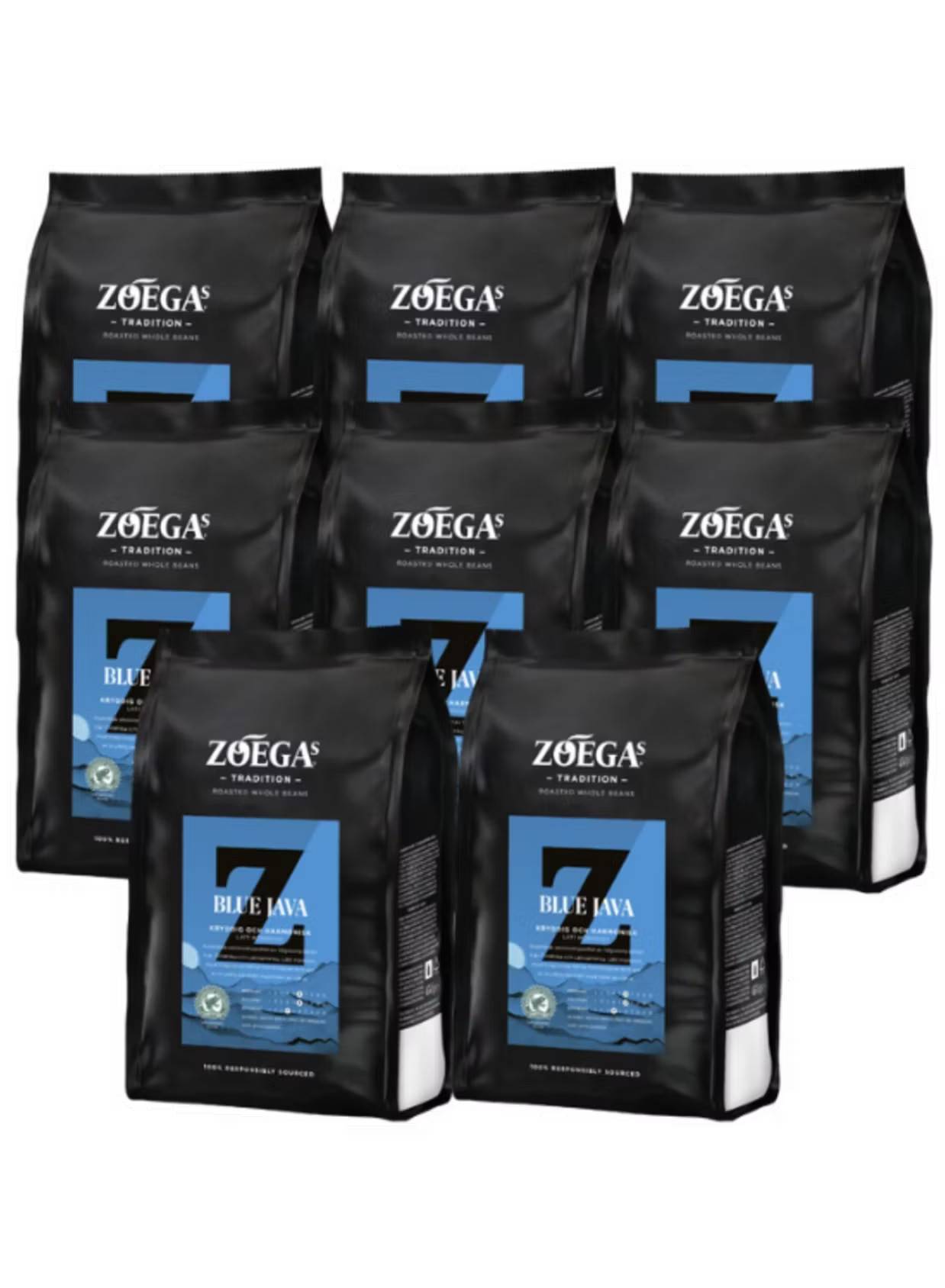 ZOÉGAS Blue Java kaffebönor 8x500g