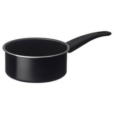HEMLAGAD kastrull, non-stick beläggning svart, 1 l