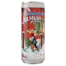 Julmust, Apotekarnes sockerfri 33 cl