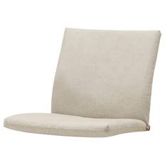 POÄNG fåtöljplymå med låg rygg, Katorp naturfärgad/beige