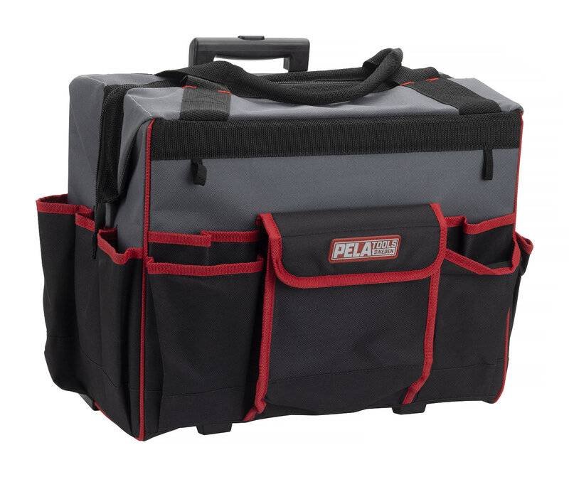 PELA Verktygsväska med hjul, heavy-duty trolley, 44x24x42 cm