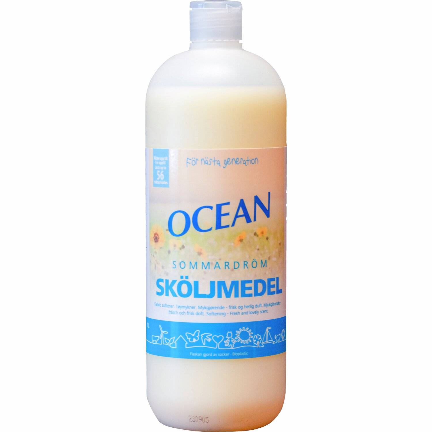 Sköljmedel Ocean Sommardröm - GUL, 5 L