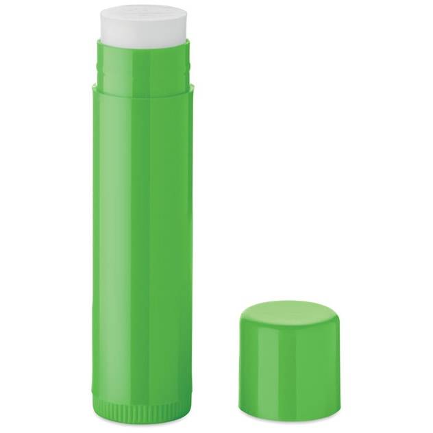 Veganskt läppbalsam SPF10 med logotyp, Företagsgåvor - Lime