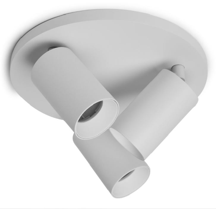 SpotOn Circle3 væg/-loftlampe fra Antidark - Hvid