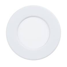 EGLO LED Infälld Spotlight Fueva 6, Takspotlight, Rund Infälld Spotlight, Takspotlight Av Plast I Vitt, Varmvitt Kallvitt, ∅ 8.6 Cm