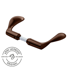 Arne Jacobsen dørhåndtag uden roset - AJ111 dørgreb i bronze, stor model • d line