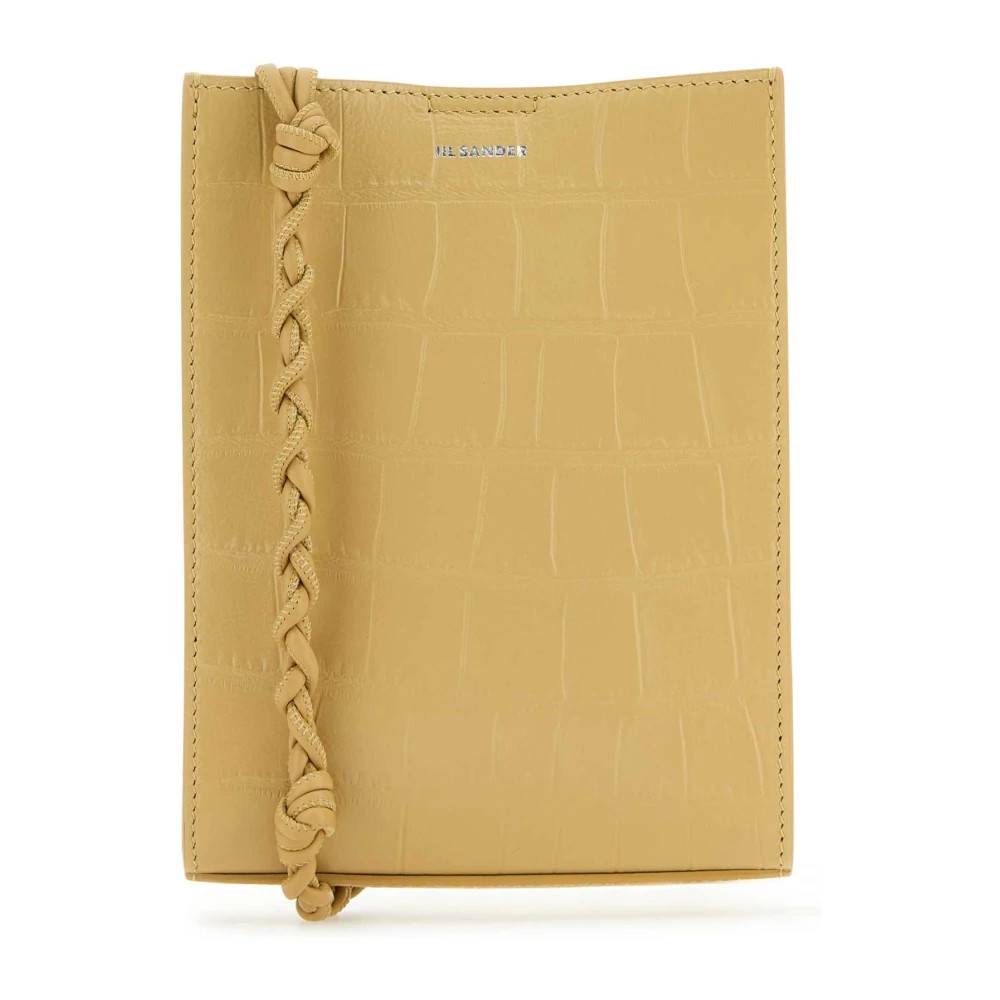 Jil Sander Tangle Skuldertaske - Tasker - Dame - Gul - ONE SIZE - Uld
