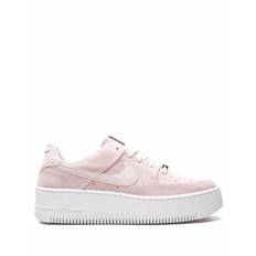 Nike - Air Force Sage 1 låga sneakers - dam - mocka/gummi/Tyg - 5 - Rosa