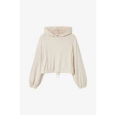 Name it kids - Huvtröja nkfKathlin Nreg SH LS Top WH - Beige