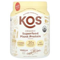 Organic Superfood Plant Protein Powder, Vanilla, 555G (1.2 Lb)