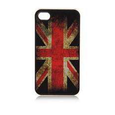 UK flag. Retro cover til iPhone 4 & 4S.