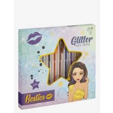 Gelpennor med glitter 12p