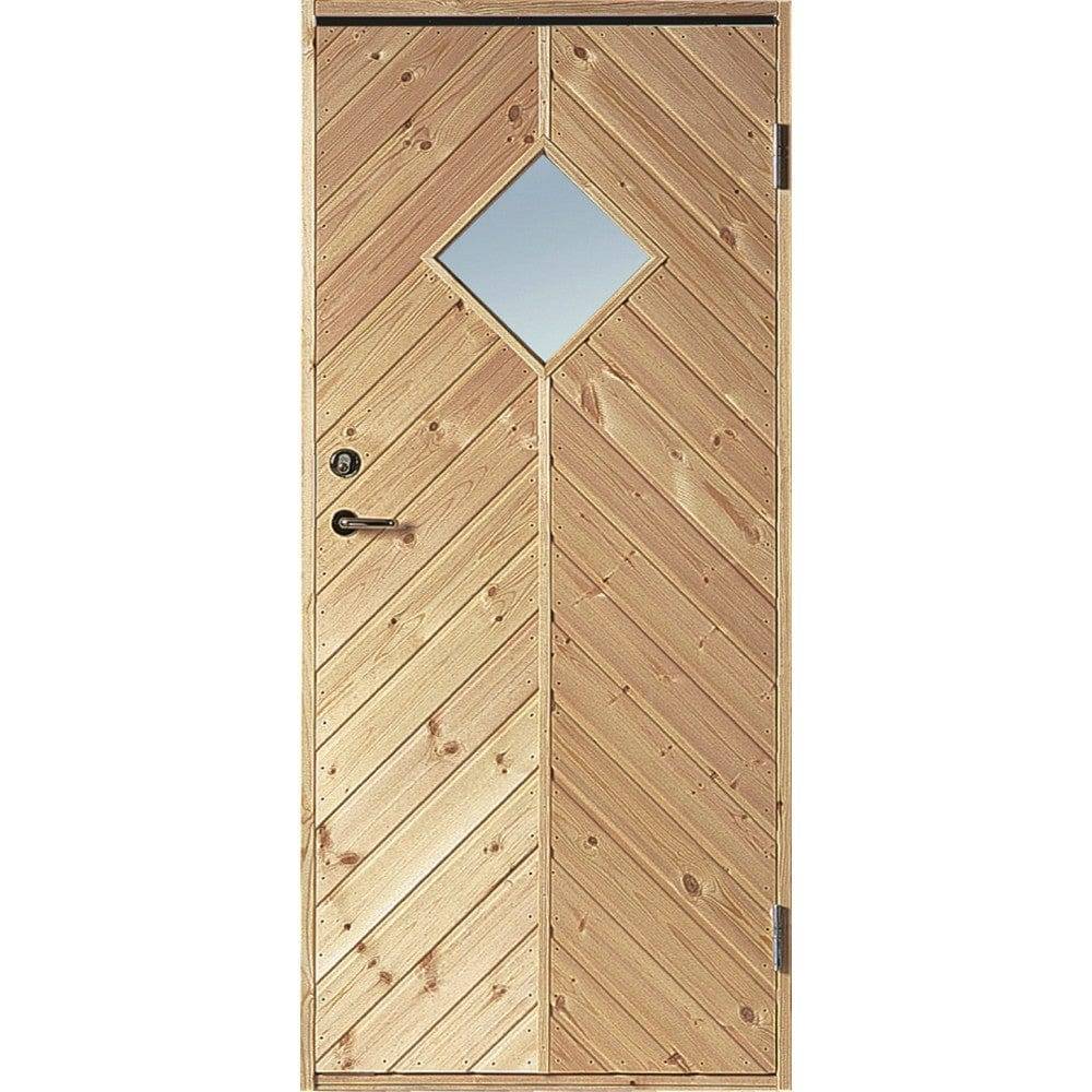 Källvikendörren Förrådsdörr F180G - 80 x 185 cm / Vänster