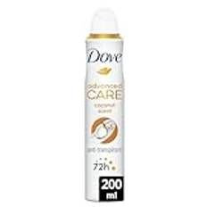 Dove Avancerad antiperspirant deodorant spray kokosnöt och jasminblomma 200 ml