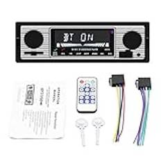 Fegtrtyoa 1 DIN Retro Bilstereo Audio Automotive Bluetooth med USB USB/SD/AUX-Kort FM MP3-Spelare PC Typ: -5513