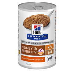 Hill's Prescription Diet Dog k/d + Mobility Kidney Care Chicken Canned - Wet Dog Food 370 g x 12 st