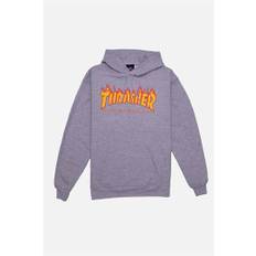 Thrasher Hoodie - Flame - Grey