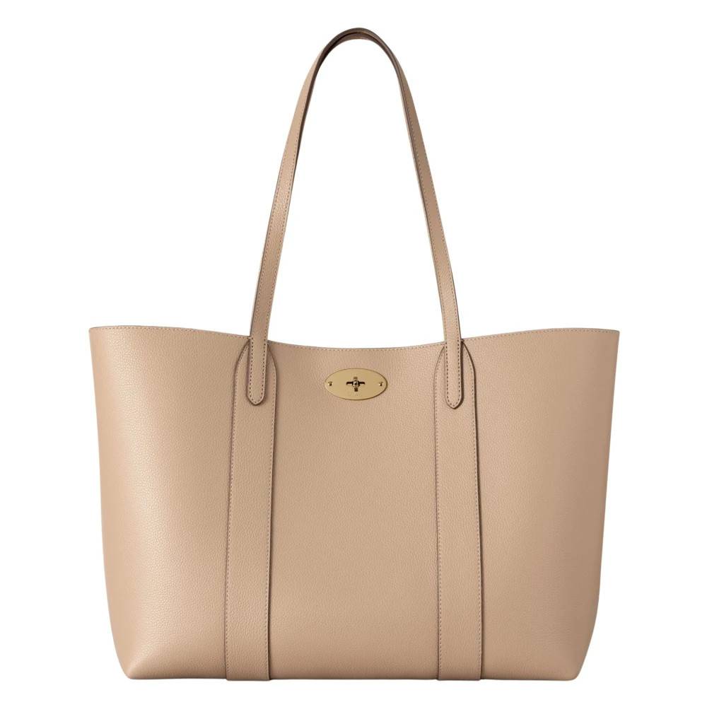 Mulberry - Bayswater Tote Small Classic Grain Väskor - Dam - ONE Size - Mocka