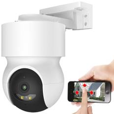 7links Outdoor WLAN Kamera: 2K-Pan-Tilt-Outdoorkamera, Farb-Nachtsicht, 360°, Sirene, App, IP65 (WLAN Überwachungskamera, Überwachungskamera Alexa, Funk Bewegungsmelder)