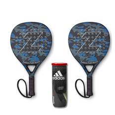 ZERV Padel Paketerbjudande (ZERV Dominate Padel Master Blue Camo LTD + Adidas Speed RX)