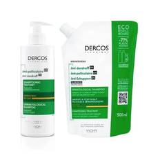 Vichy Dercos Anti-Dandruff Shampoo For Dry Hair 390ml Set of 2 Pieces - Standard