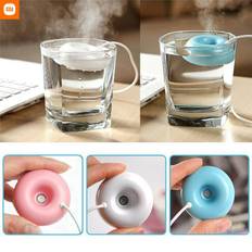 Mini Donuts USB Luftfuktare Luftrenare Aroma Diffuser Kontor Hemrum Bil Bärbar vit