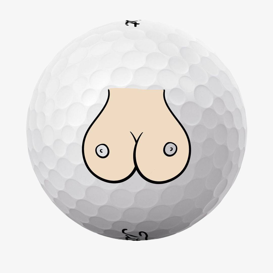 Golfbolde med bryster