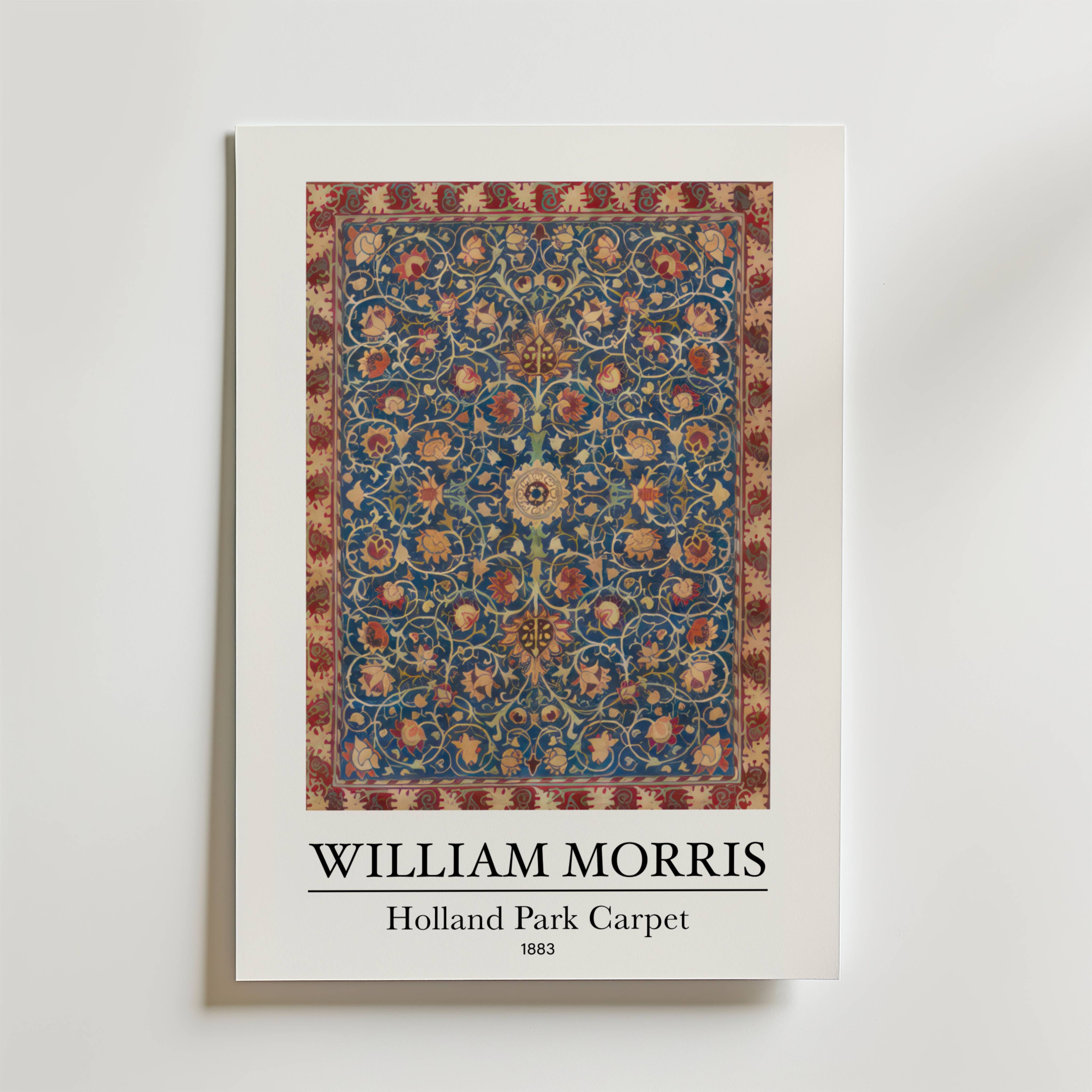 William Morris Holland Park Carpet Poster - Fine Art Poster 21x30 cm