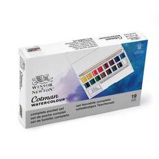 Winsor & Newton Cotman Complete pocket set 19 stk.