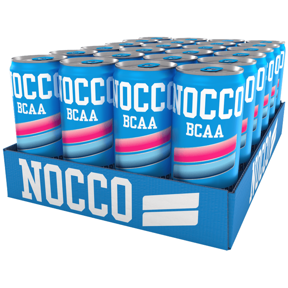 NOCCO BCAA Blue Raspberry - 24x330ml. (inkl. SE pant) - Energidryck