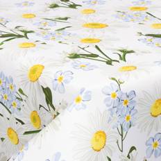 Tekstil voksdug - 140 cm bred - 30 meters rulle - Blooming Daisies - Voksdug med akrylbelægning