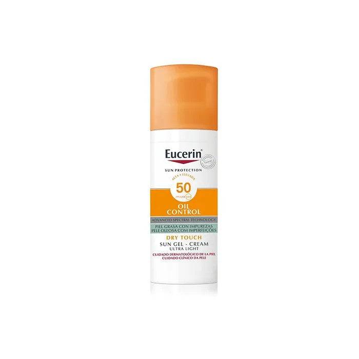 Eucerin Sun Gel Crema Oil Control Dry Touch SPF50 50ml — Gel solare