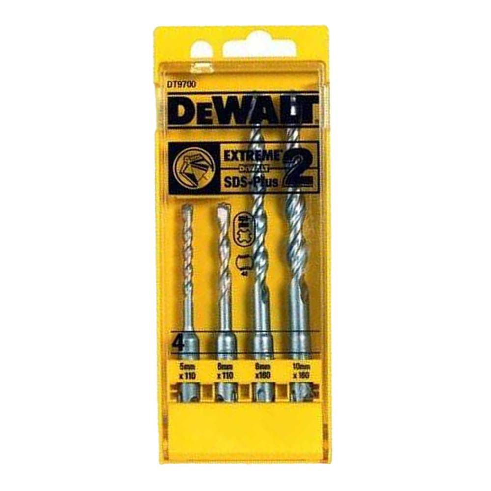 Dewalt Extreme 2 SDS Drill Bit Set (Pack of 4) One Size