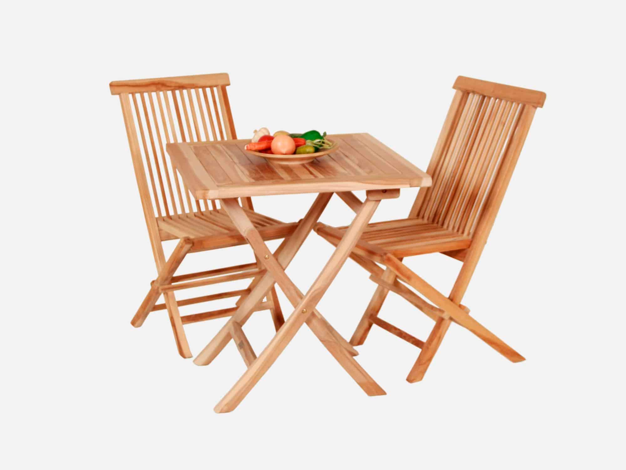 Altan sæt Teak 70x70 Jepra UA.