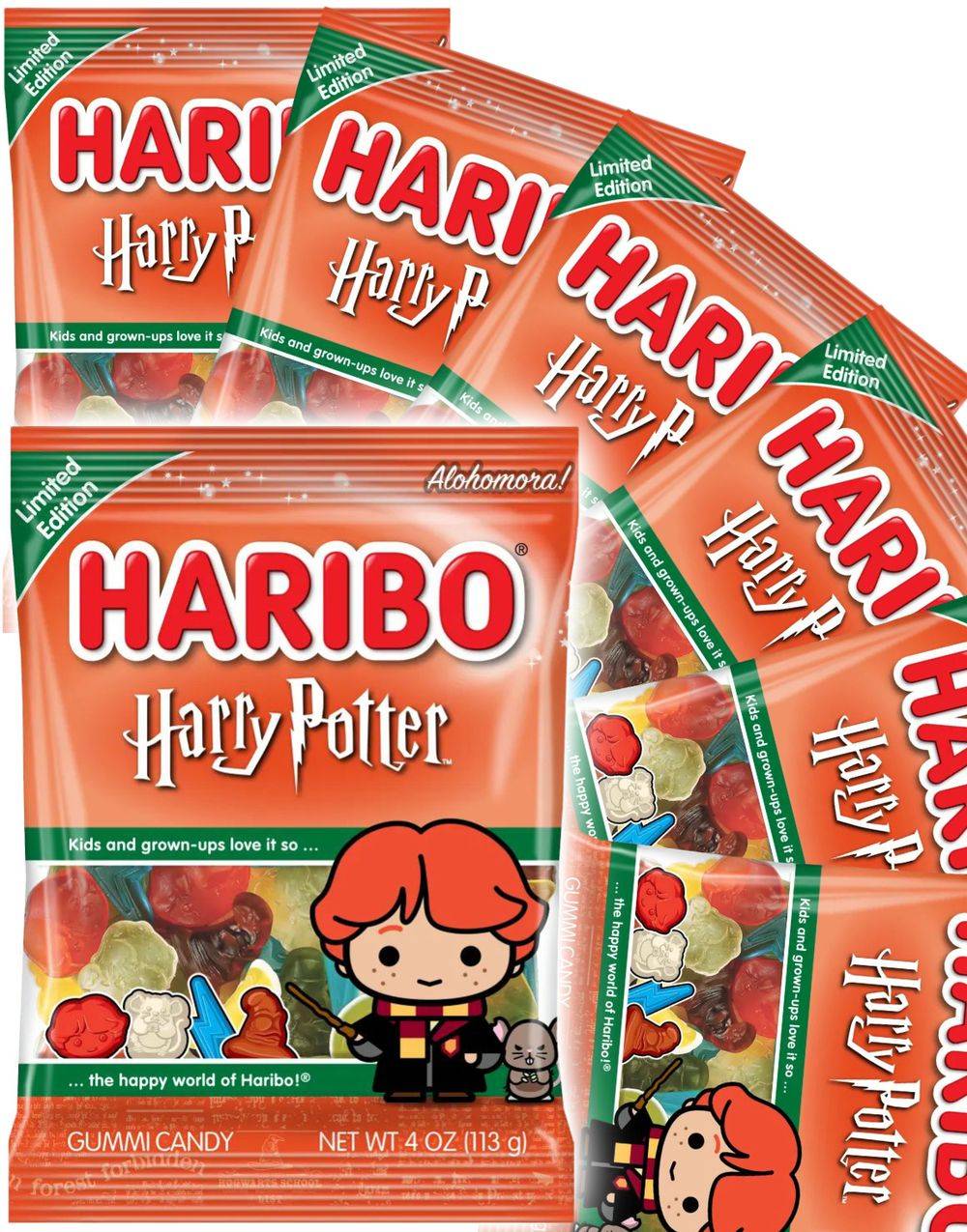 10 stk Haribo Harry Potter - Ronny Wiltersen Limited Edition - Hel Kasse 1,6 kg.