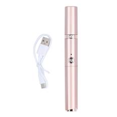 Electric Heated Eyelash Curler Handheld 2 in 1 Long Lasting Styling Eyebrow Trimmer Eyelash Makeup gyllene