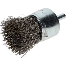 Osborn Ändborste med skaft, Ø30 mm, 0.20 tråd rostfri