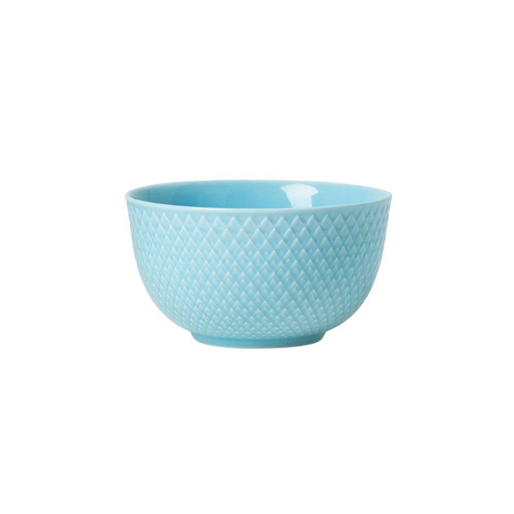 Lyngby Porcelæn Rhombe Color Skål Ø11 cm Turkis