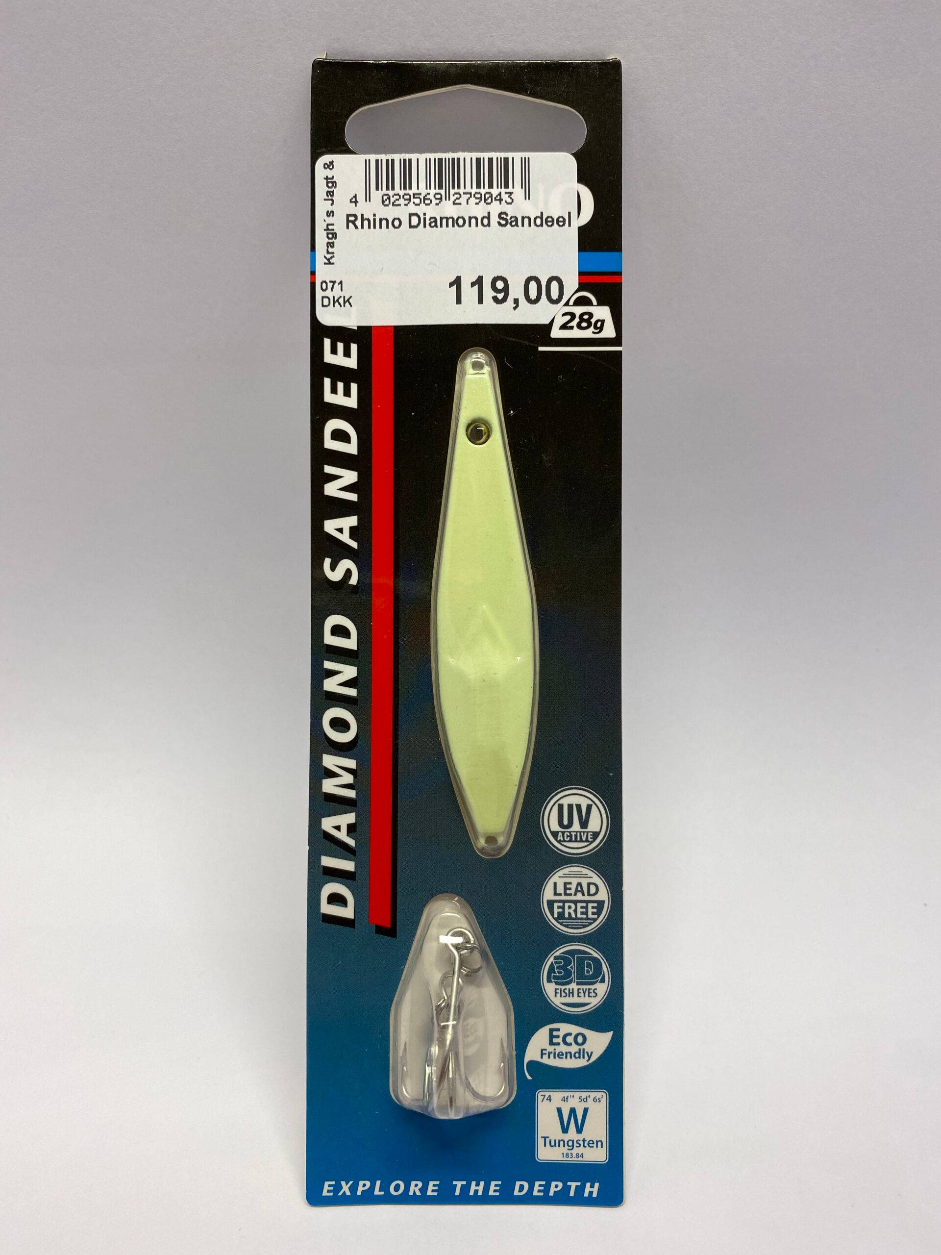 Rhino Diamond Sandeel 28 gr - Glow