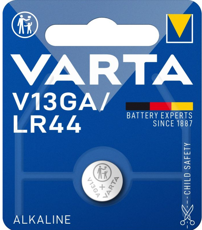 LR44 1,5 V Varta Alkaline batteri. V13GA.