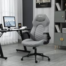 Kontorstol: Ergonomisk kontorstol med vippefunktion, justerbare armlæn og blød hynde for optimal komfort på hjemmekontoret