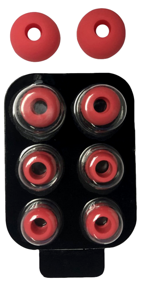 Bose QuietComfort Earbuds Silikone Ørepropper, Rød - 4 par