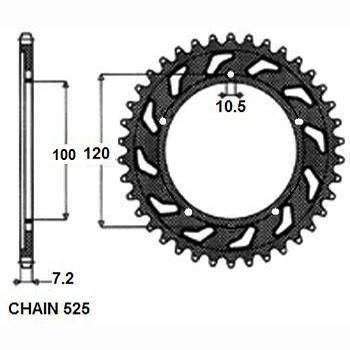 SUNSTAR 1-4430-42 Drev