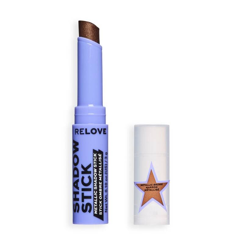 Relove Shadow Stick Metallic Eyeshadow Stick Metallic Brown