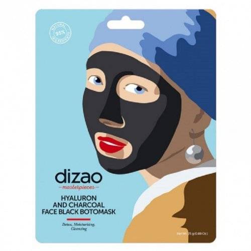 Dizao Dizao Hyaluron And Chacoal Face Black Botomask